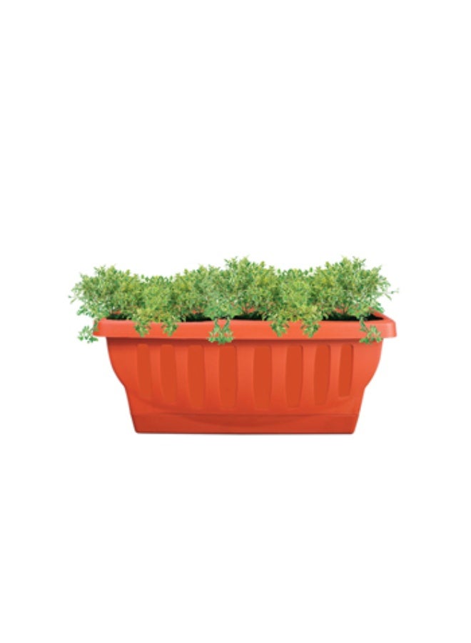 خورشيد للبلاستيك حوض مكسيكي 31 سم من خورشيد بلاست للبلاستيك - بني محمر - Image 2